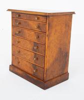 Victorian Figured Walnut Apprentice Chest of Drawers