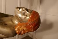 Large Art Deco Female Sculpture Floor Lamp, after Auguste Moreau signed (10 of 11) Large Art Deco Female Sculpture Floor Lamp, after Auguste Moreau signed (10 of 11)