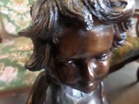 A Victorian Heavy Bronze Girl with Goose (4 of 10) A Victorian Heavy Bronze Girl with Goose (4 of 10)