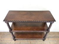 Antique Victorian Carved Oak Three Tier Display Shelves (5 of 10) Antique Victorian Carved Oak Three Tier Display Shelves (5 of 10)