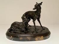 Pierre Jules Mene - Bronze Pair of Whippet, Greyhound & Spaniel (3 of 6) Pierre Jules Mene - Bronze Pair of Whippet, Greyhound & Spaniel (3 of 6)