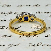 The Vintage Sapphire & Two Diamond Ring (4 of 4) The Vintage Sapphire & Two Diamond Ring (4 of 4)