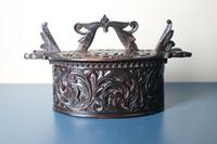 Scandinavian / Norwegian 'Folk Art' Baroque / Acanthus carved tine box c.1885 (4 of 53) Scandinavian / Norwegian 'Folk Art' Baroque / Acanthus carved tine box c.1885 (4 of 53)