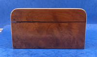 Victorian Nickel / Silver Bound Burr Cedar Box (10 of 11) Victorian Nickel / Silver Bound Burr Cedar Box (10 of 11)