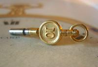 Antique Pocket Watch Chain Fob 1890s Victorian Brass & Steel Swivel Key Size 10 (2 of 9) Antique Pocket Watch Chain Fob 1890s Victorian Brass & Steel Swivel Key Size 10 (2 of 9)