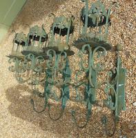 Antique Spanish Style Wrought Iron Wall Scones Set of Four (8 of 8) Antique Spanish Style Wrought Iron Wall Scones Set of Four (8 of 8)