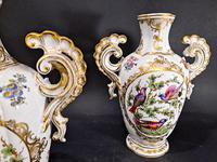 Pair of Hand Painted Porcelain Vases (5 of 6) Pair of Hand Painted Porcelain Vases (5 of 6)