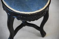 Ebonised Small Stool (6 of 12) Ebonised Small Stool (6 of 12)
