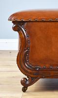 Victorian Hand Dyed Leather Ottoman (13 of 14) Victorian Hand Dyed Leather Ottoman (13 of 14)