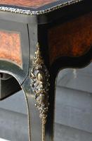 Fine Quality 19th Century French Ebonised & Amboyna Serpentine Sewing Table (7 of 21) Fine Quality 19th Century French Ebonised & Amboyna Serpentine Sewing Table (7 of 21)