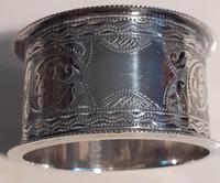 Victorian Silver Napkin Ring, Hallmarked 1896 (2 of 2) Victorian Silver Napkin Ring, Hallmarked 1896 (2 of 2)