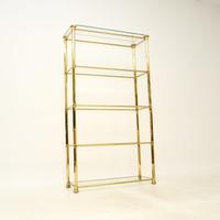 Vintage French Brass Display Cabinet