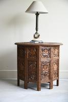 Carved Indian Side Table (7 of 12) Carved Indian Side Table (7 of 12)