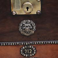 Pair of Early 20th Century ex Army Leather Bound ex Army Trunks (9 of 10) Pair of Early 20th Century ex Army Leather Bound ex Army Trunks (9 of 10)