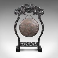 Antique Dinner Gong, Oriental, Ebonised Teak Stand, Chinoiserie, Victorian, 1880 (2 of 12) Antique Dinner Gong, Oriental, Ebonised Teak Stand, Chinoiserie, Victorian, 1880 (2 of 12)