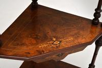 Antique Victorian Walnut Inlaid Corner Whatnot (12 of 15) Antique Victorian Walnut Inlaid Corner Whatnot (12 of 15)