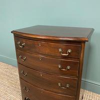 Small Edwardian Mahogany Antique Bow Fronted Chest of Drawers (2 of 8) Small Edwardian Mahogany Antique Bow Fronted Chest of Drawers (2 of 8)