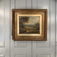 Antique Victorian landscape oil painting entitled View nr Epping signed B Fox (2 of 11) Antique Victorian landscape oil painting entitled View nr Epping signed B Fox (2 of 11)