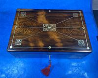 Rosewood William IV Writing Slope with Mother of Pearl Inlay (3 of 24) Rosewood William IV Writing Slope with Mother of Pearl Inlay (3 of 24)