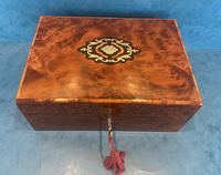 19th Century French Burr Cedar Jewellery Box (2 of 11) 19th Century French Burr Cedar Jewellery Box (2 of 11)
