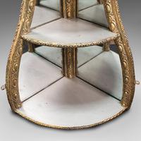 Antique Mirrored Corner Shelf, English, Gilt Gesso, Decorative Display, Regency (7 of 9) Antique Mirrored Corner Shelf, English, Gilt Gesso, Decorative Display, Regency (7 of 9)