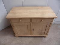 Small Victorian Antique Pine 2 Door Dresser Base / TV Stand to wax / paint (4 of 8) Small Victorian Antique Pine 2 Door Dresser Base / TV Stand to wax / paint (4 of 8)