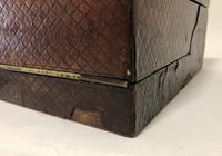 Antique Victorian Leather Writing Document Box (16 of 19) Antique Victorian Leather Writing Document Box (16 of 19)