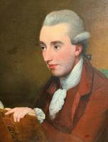 Magnificent Large Mid 18th Century Oil Portrait Painting of a Scholar Gent Reading (2 of 12) Magnificent Large Mid 18th Century Oil Portrait Painting of a Scholar Gent Reading (2 of 12)