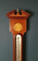 Antique Sheraton Inlaid Maple of London Banjo Barometer (2 of 6) Antique Sheraton Inlaid Maple of London Banjo Barometer (2 of 6)
