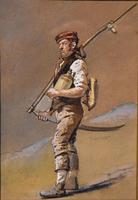 Oil Painting Pair by H.T Dennis "Somerset Labourers" (3 of 8) Oil Painting Pair by H.T Dennis "Somerset Labourers" (3 of 8)