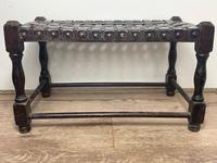 Art Deco Original English Handmade Oak & Leather Strapped Brass Studded Footstool (6 of 22) Art Deco Original English Handmade Oak & Leather Strapped Brass Studded Footstool (6 of 22)