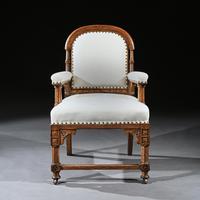 19th Century Oak Gothic Armchair By G Tilley Of Birmingham (3 of 10) 19th Century Oak Gothic Armchair By G Tilley Of Birmingham (3 of 10)