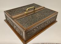 Large Antique Victorian Carved Oak Housekeepers Cutlery Box (5 of 14) Large Antique Victorian Carved Oak Housekeepers Cutlery Box (5 of 14)