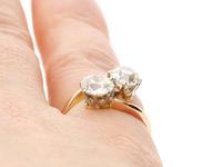 1.57ct Diamond & 18ct Rose Gold Twist Ring - Antique c.1910 (9 of 9) 1.57ct Diamond & 18ct Rose Gold Twist Ring - Antique c.1910 (9 of 9)