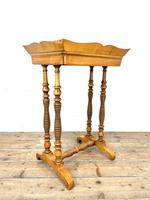 Antique Satin Birch Tray Top Side Table (2 of 10) Antique Satin Birch Tray Top Side Table (2 of 10)