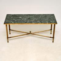 Vintage Brass & Marble Coffee Table (2 of 9) Vintage Brass & Marble Coffee Table (2 of 9)