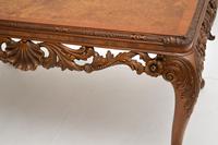 Antique Burr Walnut Queen Anne Style Coffee Table (8 of 10) Antique Burr Walnut Queen Anne Style Coffee Table (8 of 10)