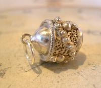 Vintage Pocket Watch Chain Silver Fob 1950s Victorian Revival Stone Set Ball Fob (6 of 9) Vintage Pocket Watch Chain Silver Fob 1950s Victorian Revival Stone Set Ball Fob (6 of 9)