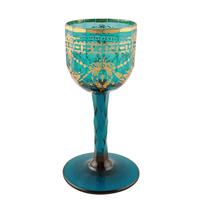 Pair of Georgian Gilded Green Wine Glasses (6 of 8) Pair of Georgian Gilded Green Wine Glasses (6 of 8)