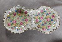 Royal Norfolk Brentleigh Ware Double Bon Bon Dish (2 of 5) Royal Norfolk Brentleigh Ware Double Bon Bon Dish (2 of 5)