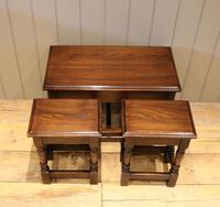 Solid Oak Nest of Tables (5 of 11) Solid Oak Nest of Tables (5 of 11)
