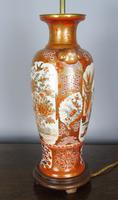 Antique Japanese Kutani Vase Meiji Lamp (3 of 10) Antique Japanese Kutani Vase Meiji Lamp (3 of 10)