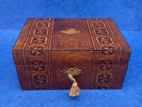 Victorian Mahogany Box with Tunbridge Ware Bands (13 of 15) Victorian Mahogany Box with Tunbridge Ware Bands (13 of 15)
