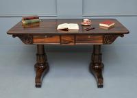 Stunning William IV Rosewood Library / Writing Table (2 of 22) Stunning William IV Rosewood Library / Writing Table (2 of 22)