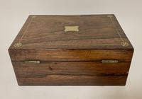 Victorian Rosewood Inlaid Vanity Box (13 of 14) Victorian Rosewood Inlaid Vanity Box (13 of 14)