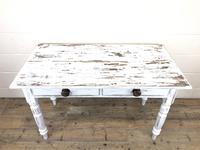 Distressed White Painted Victorian Pine Table (4 of 8) Distressed White Painted Victorian Pine Table (4 of 8)