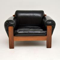 1960’s Danish Vintage Leather & Rosewood Armchair (3 of 12) 1960’s Danish Vintage Leather & Rosewood Armchair (3 of 12)