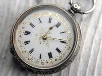 Antique Swiss Silver Women's Pocket Watch, Fancy Case, Fully Hallmarked c.1900 (4 of 10) Antique Swiss Silver Women's Pocket Watch, Fancy Case, Fully Hallmarked c.1900 (4 of 10)