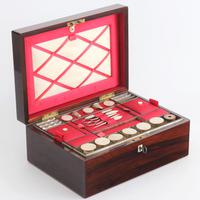 Victorian Fitted Rosewood Sewing Box with Extensive Period Contents c.1895 Victorian Fitted Rosewood Sewing Box with Extensive Period Contents c.1895