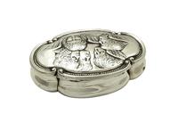 Antique Victorian Sterling Silver 'Cherub' Ring Box 1898 (7 of 9) Antique Victorian Sterling Silver 'Cherub' Ring Box 1898 (7 of 9)